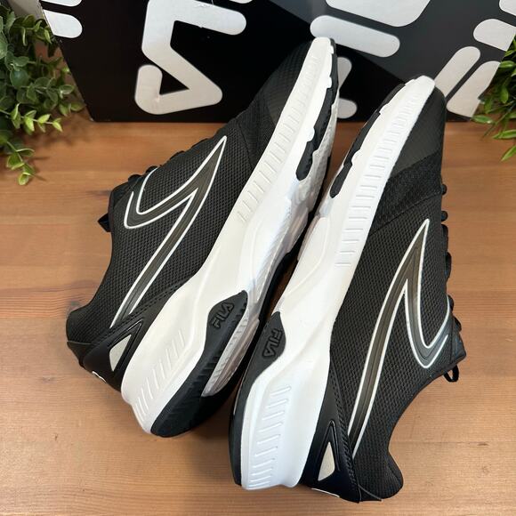 Fila Men's Action Stride Energized Black Running Shoes Size 11 - Picture 6 of 7